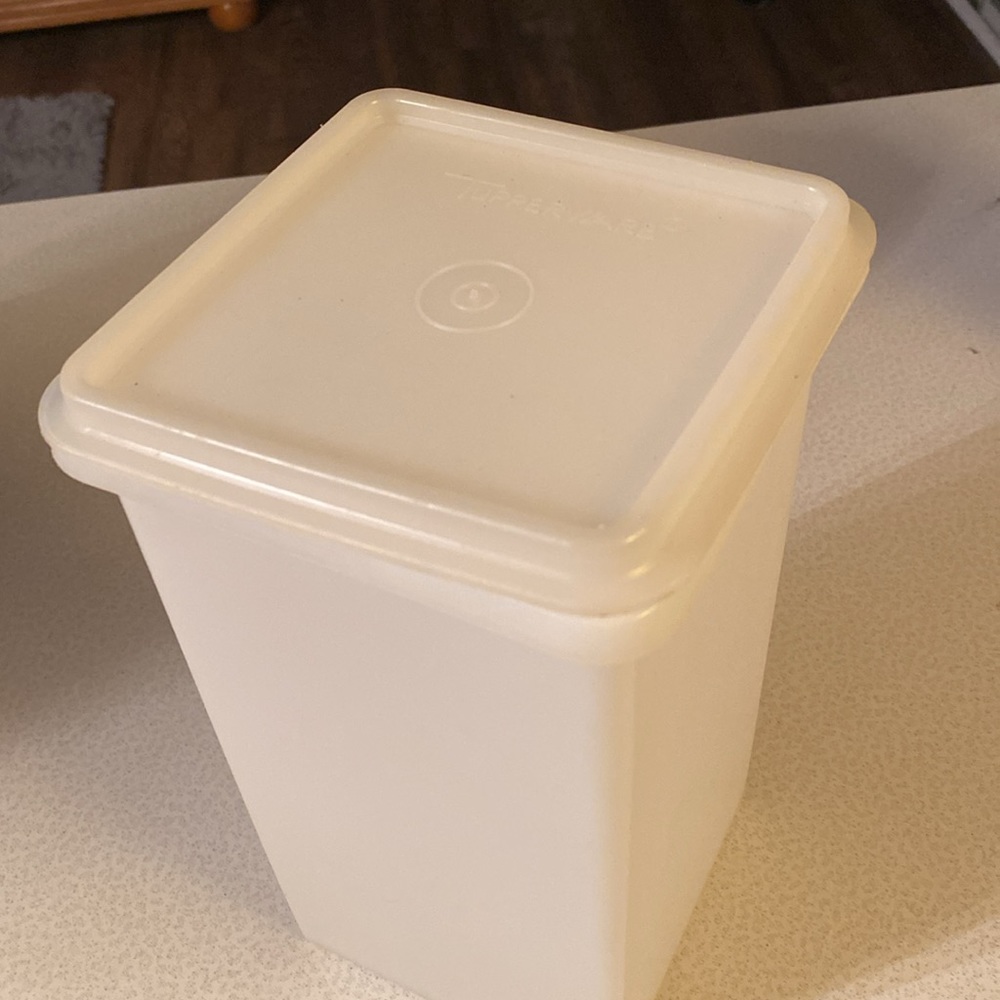 Tupperware cracker keeper. 1314